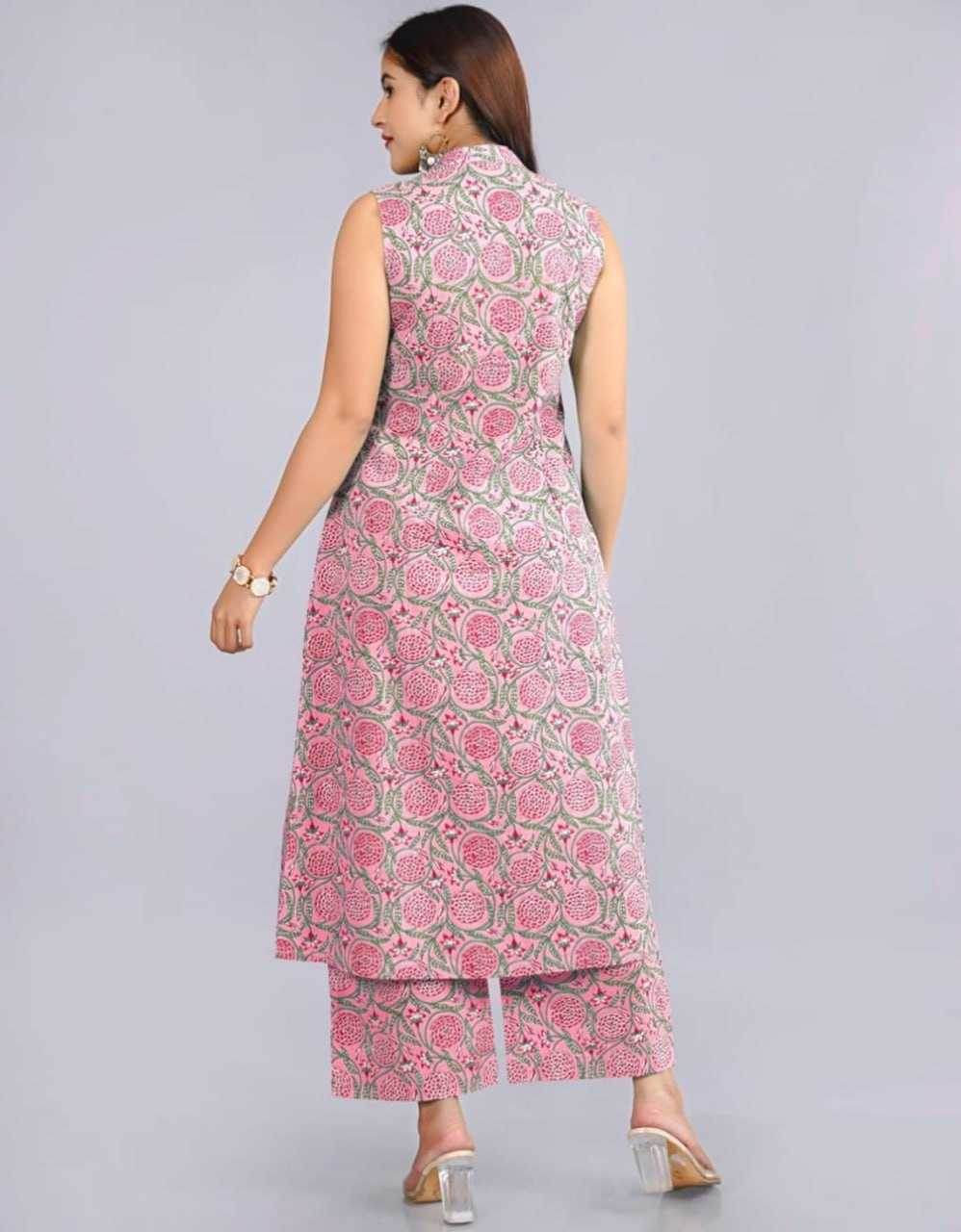 Cotton Casual Kurti With Bottom - MYLUXURY LANE ENTERPRISE